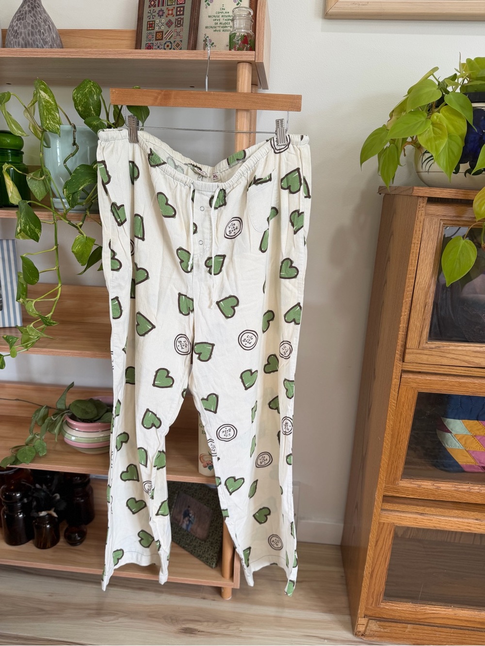 Life is Good Women’s Flannel Pajama Pants 100% Cotton XL